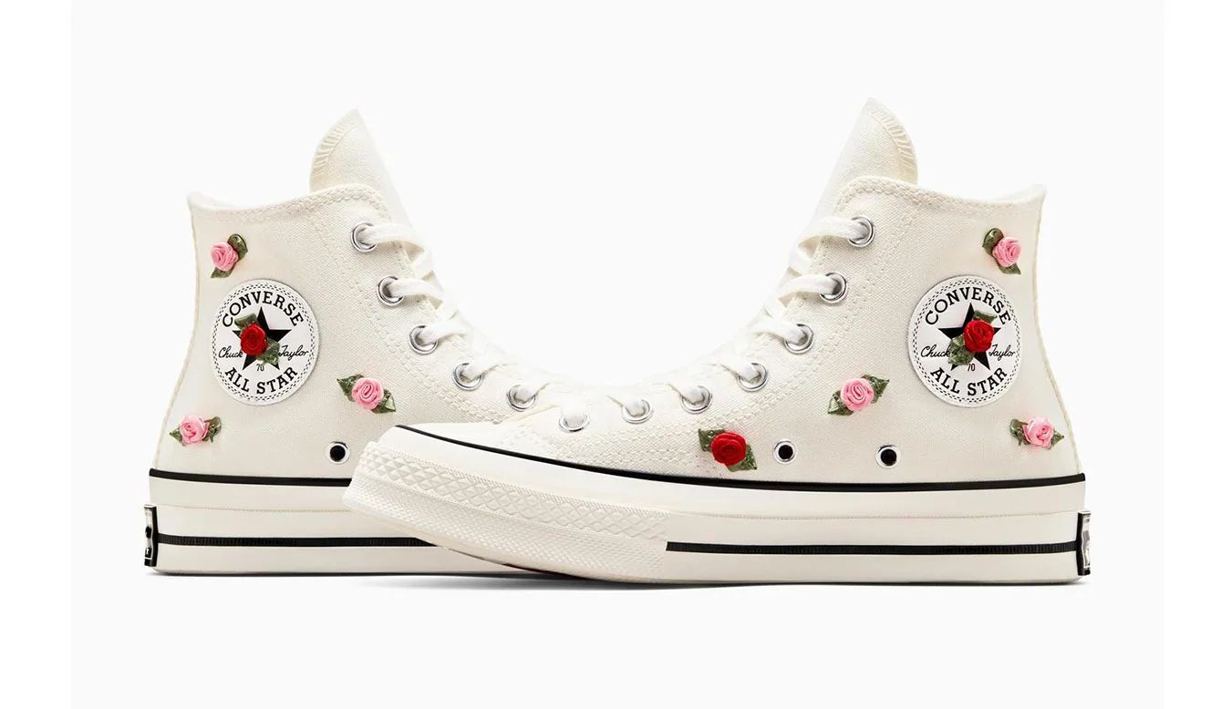 Дамски кецове Converse Chuck 70 Valentine's Day бели – Branco – Дамски ниски кецове