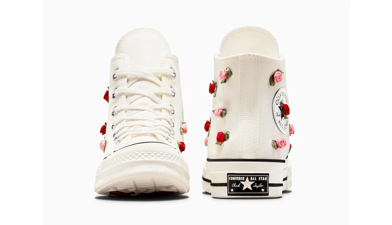 Дамски кецове Converse Chuck 70 Valentine's Day бели – Branco – Дамски ниски кецове