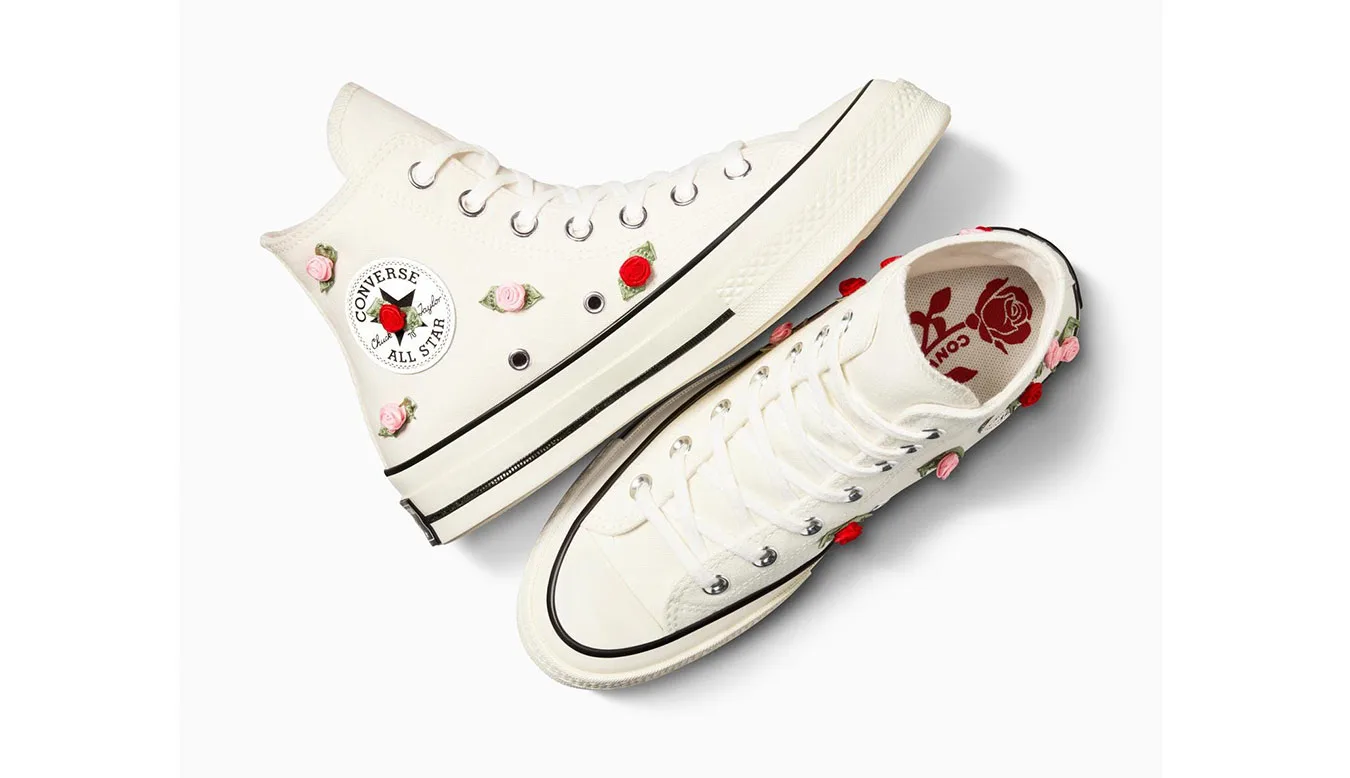 Дамски кецове Converse Chuck 70 Valentine's Day бели – Branco – Дамски ниски кецове