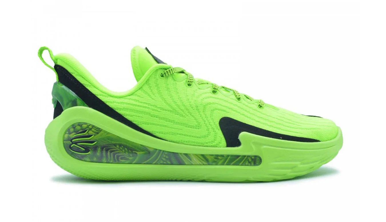 Мъжки маратонки Under Armour Curry 12 Extraterrestrial зелени – Verde – Мъжки ниски маратонки