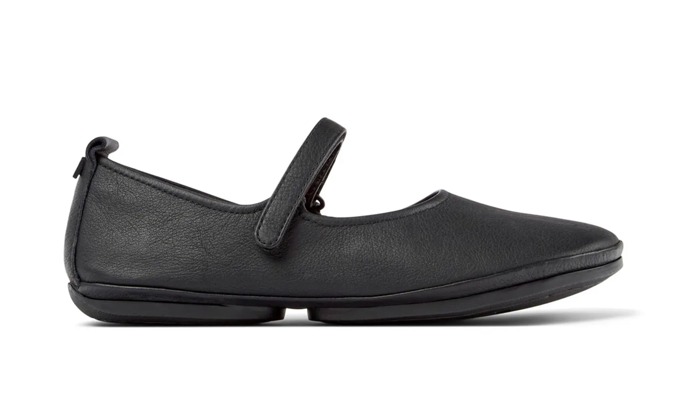 Camper Right Nina Sella Negro Mulheres - Preto - K201365-021 – Дамски затворени обувки