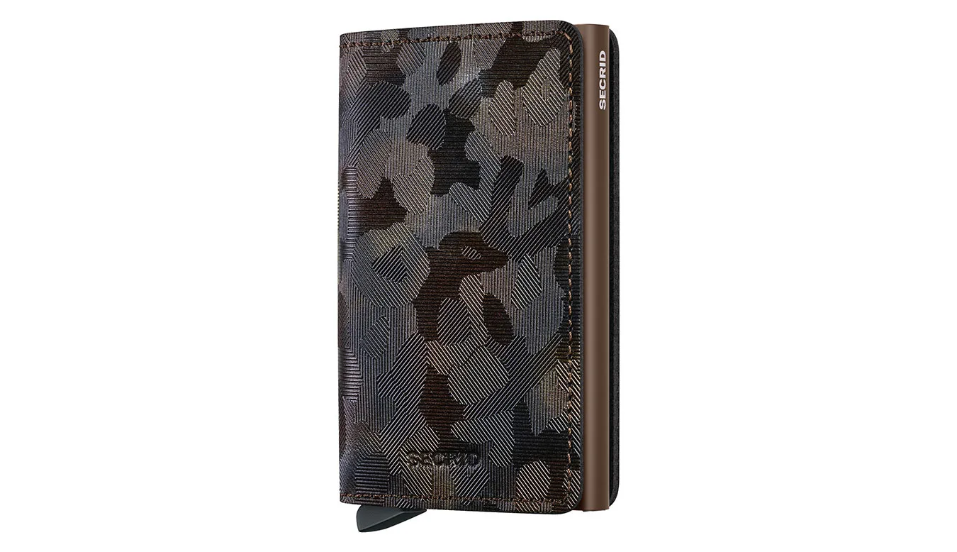 Secrid Slimwallet Jungle Brown Unisex - Carteira Secrid - Castanho - SJu-Brown – Портмонета