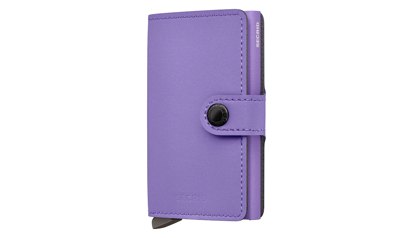 Secrid Miniwallet Yard powder Lilac Unisex - Carteira Secrid - Roxo - MYp-Lilac – Портмонета