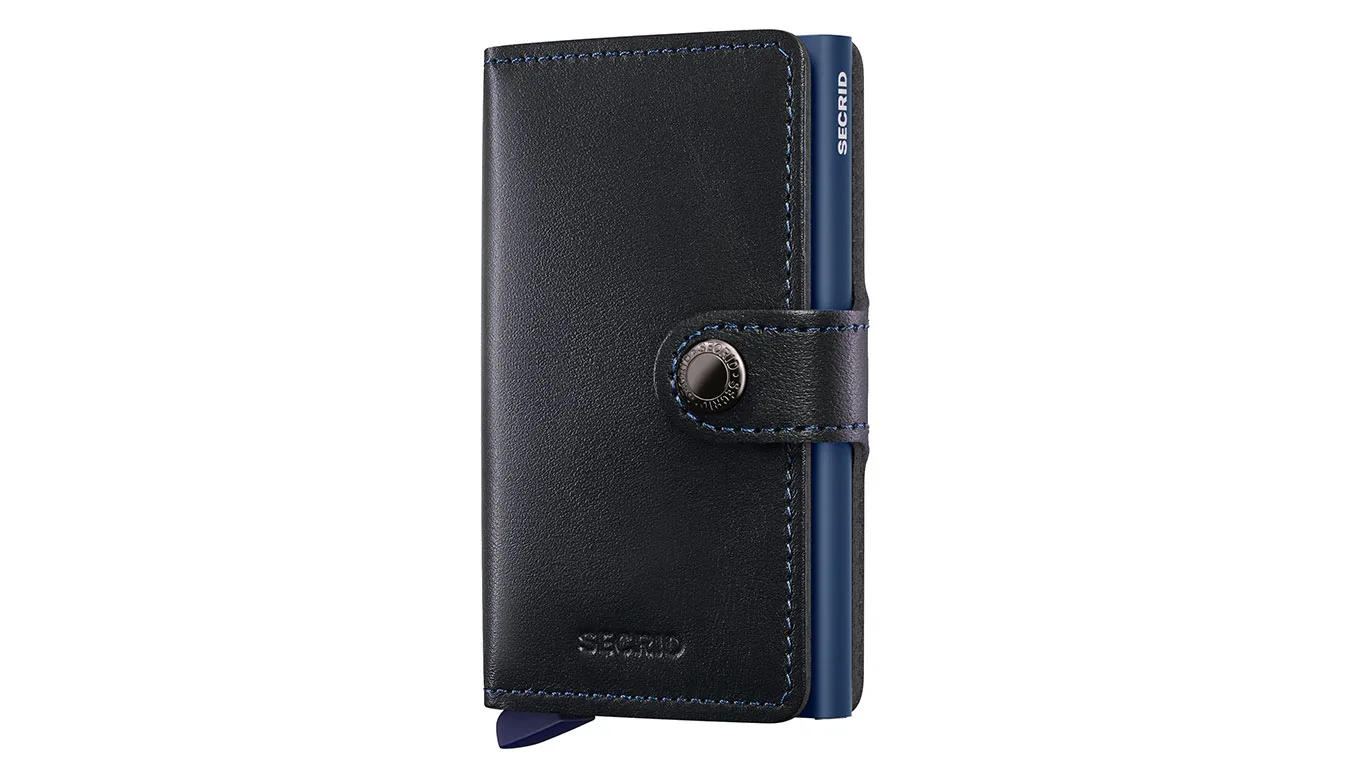 Secrid Miniwallet Original Black-Navy Unisex - Carteira Secrid - Preto - M-Black-Navy – Портмонета