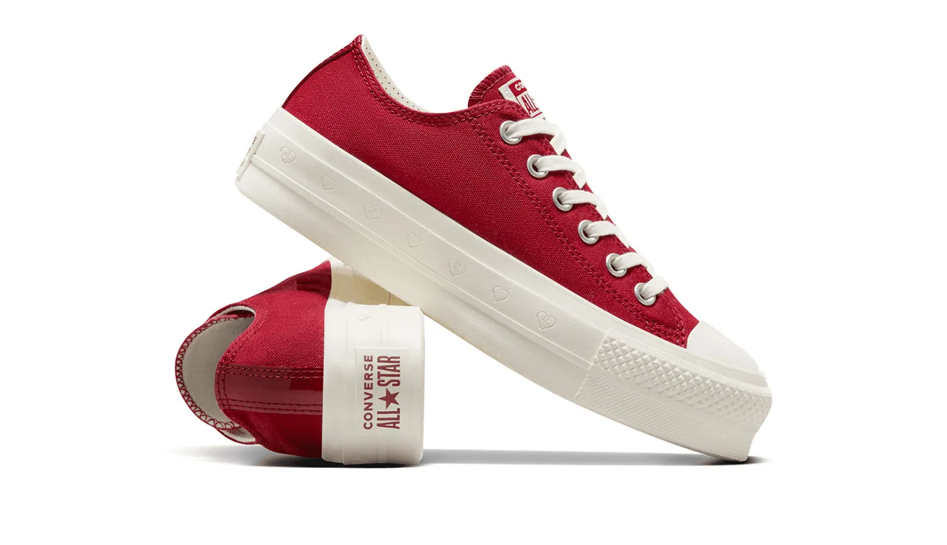 Дамски високи кецове Converse Chuck Taylor All Star Lift A13653C червени – Vermelho