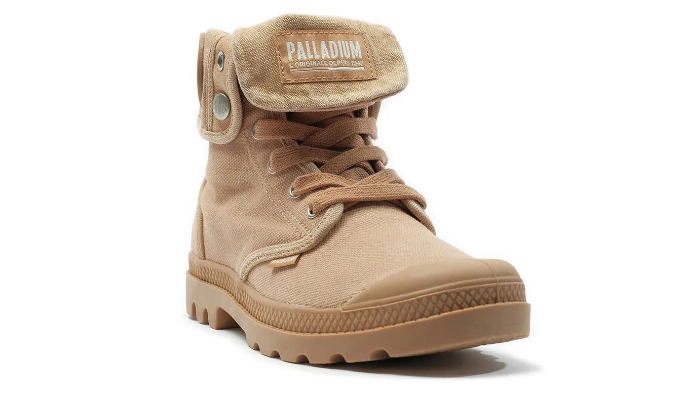 Дамски боти Palladium Baggy Chai Tan кафяви – Castanho – Дамски равни боти
