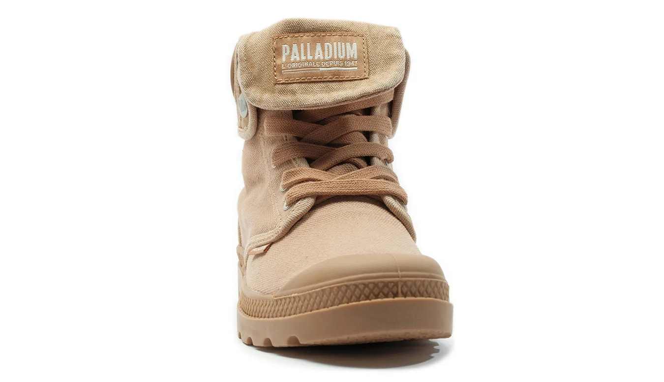 Дамски боти Palladium Baggy Chai Tan кафяви – Castanho – Дамски равни боти