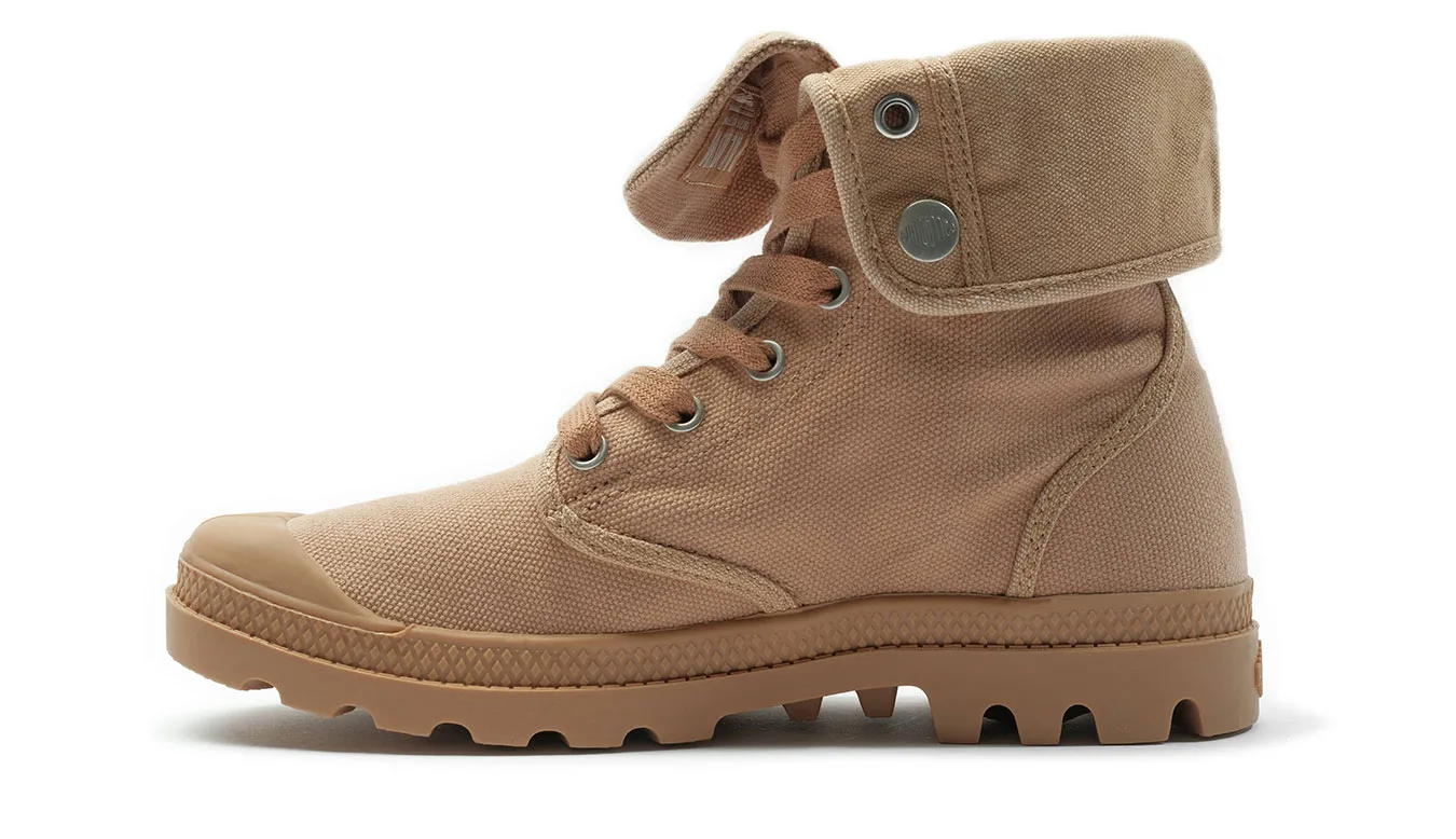 Дамски боти Palladium Baggy Chai Tan кафяви – Castanho – Дамски равни боти