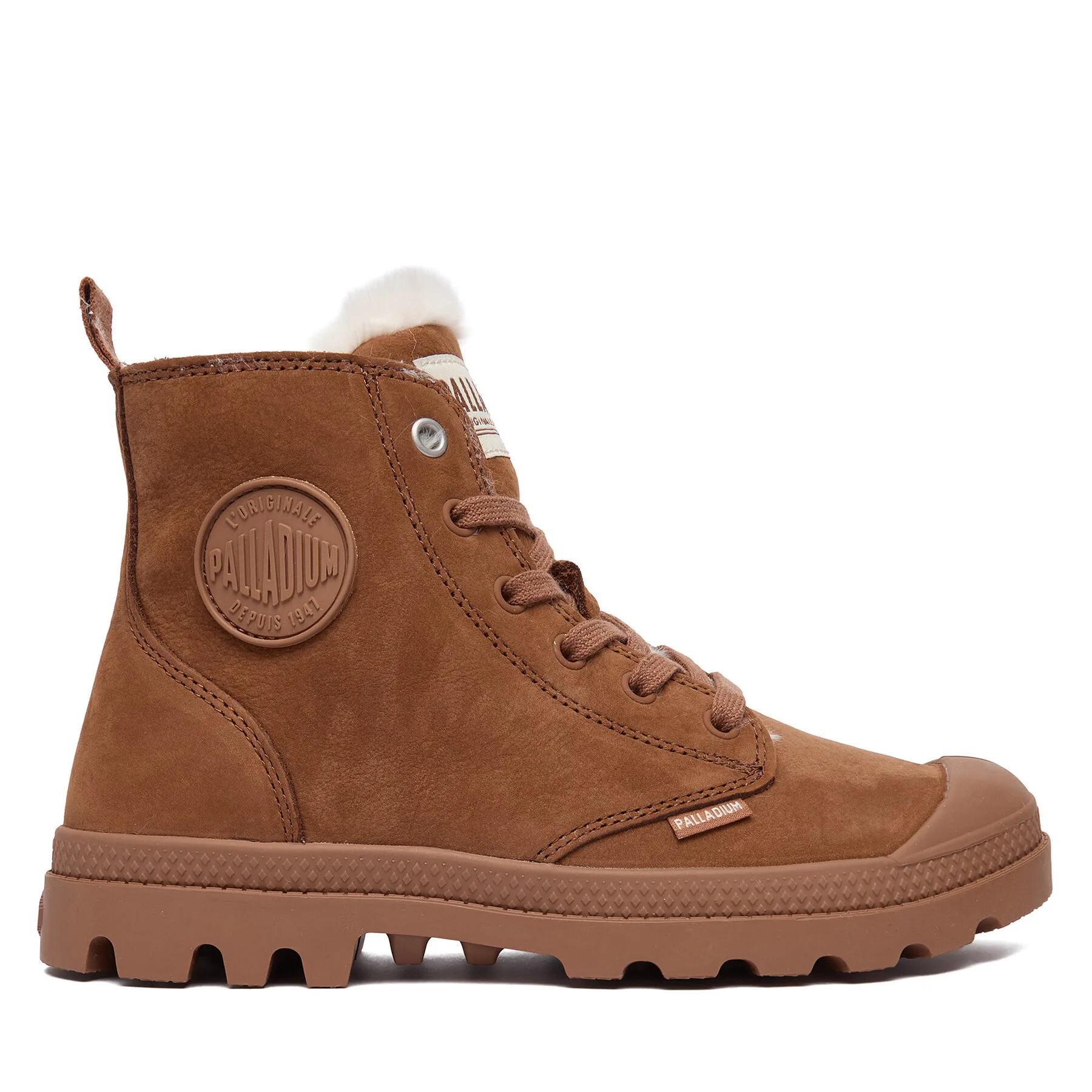 Туристически oбувки Palladium Pampa Hi Zip Wl 95982-291-M Кафяв – Дамски трапери и кубинки