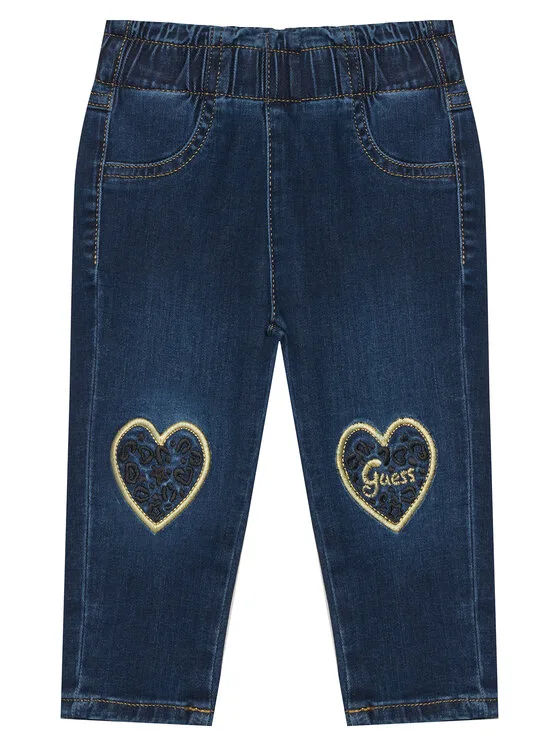 Guess Дънки A6BA01 D2199 Тъмносин Regular Fit – Детски дънки