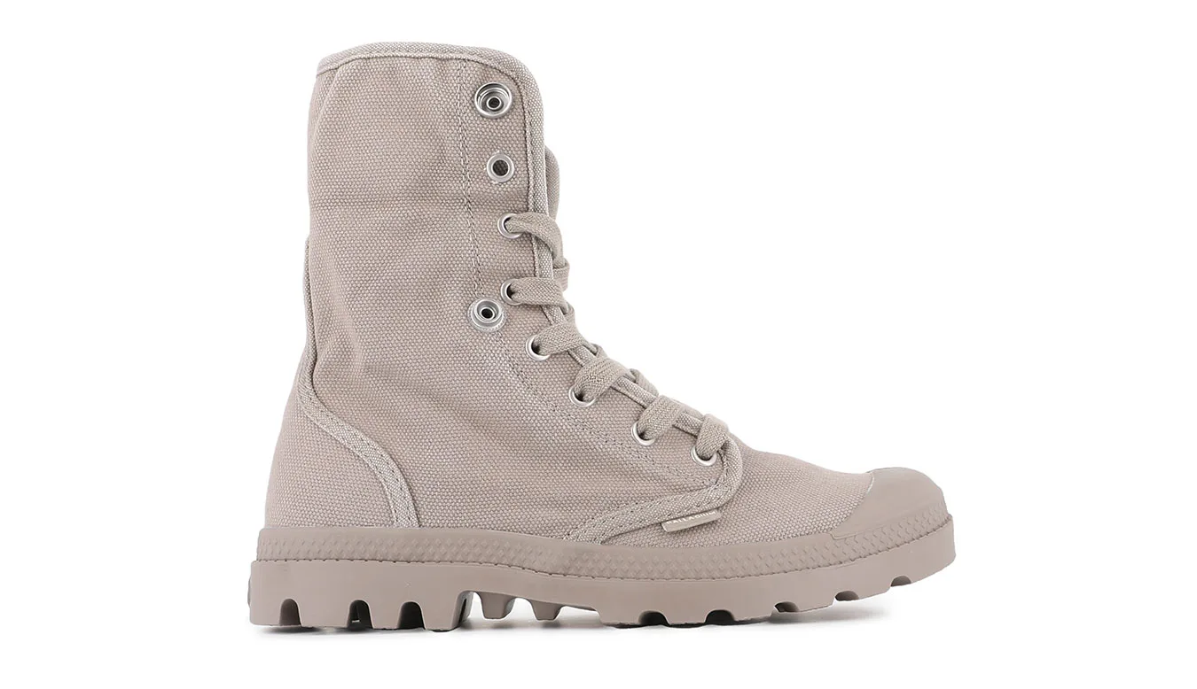 Дамски боти Palladium Baggy Vintage кафяви – Castanho – Дамски равни боти