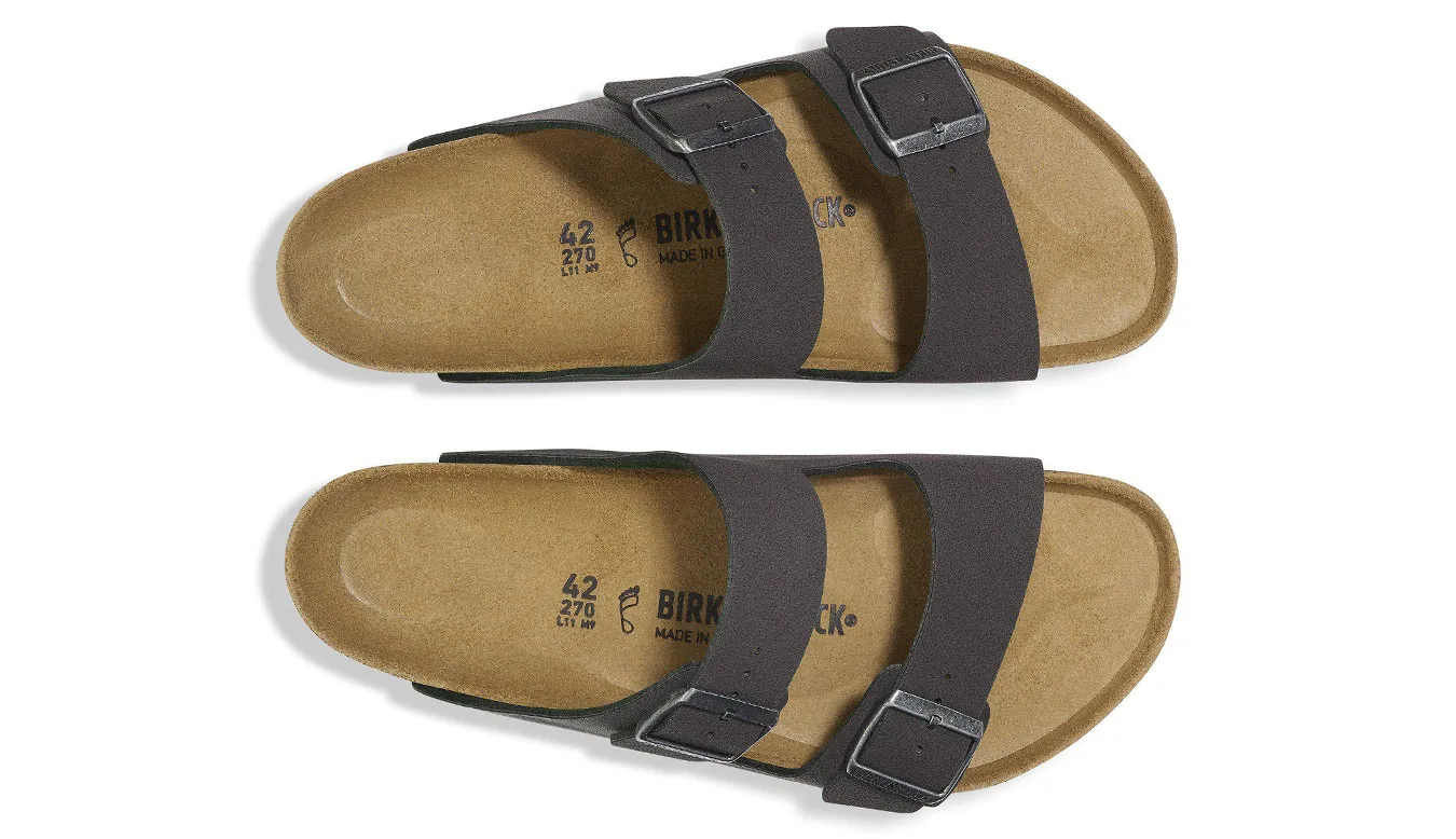 Чехли Birkenstock Arizona Birko-Flor Birkibuc сиви – Cinza – Чехли и джапанки унисекс