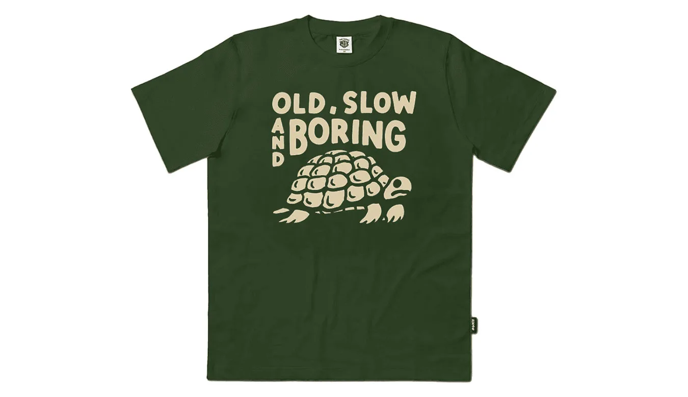 The Dudes Tortoise Seasonal T-Shirt Green Homens - Verde - 10008512 – Мъжки тениски