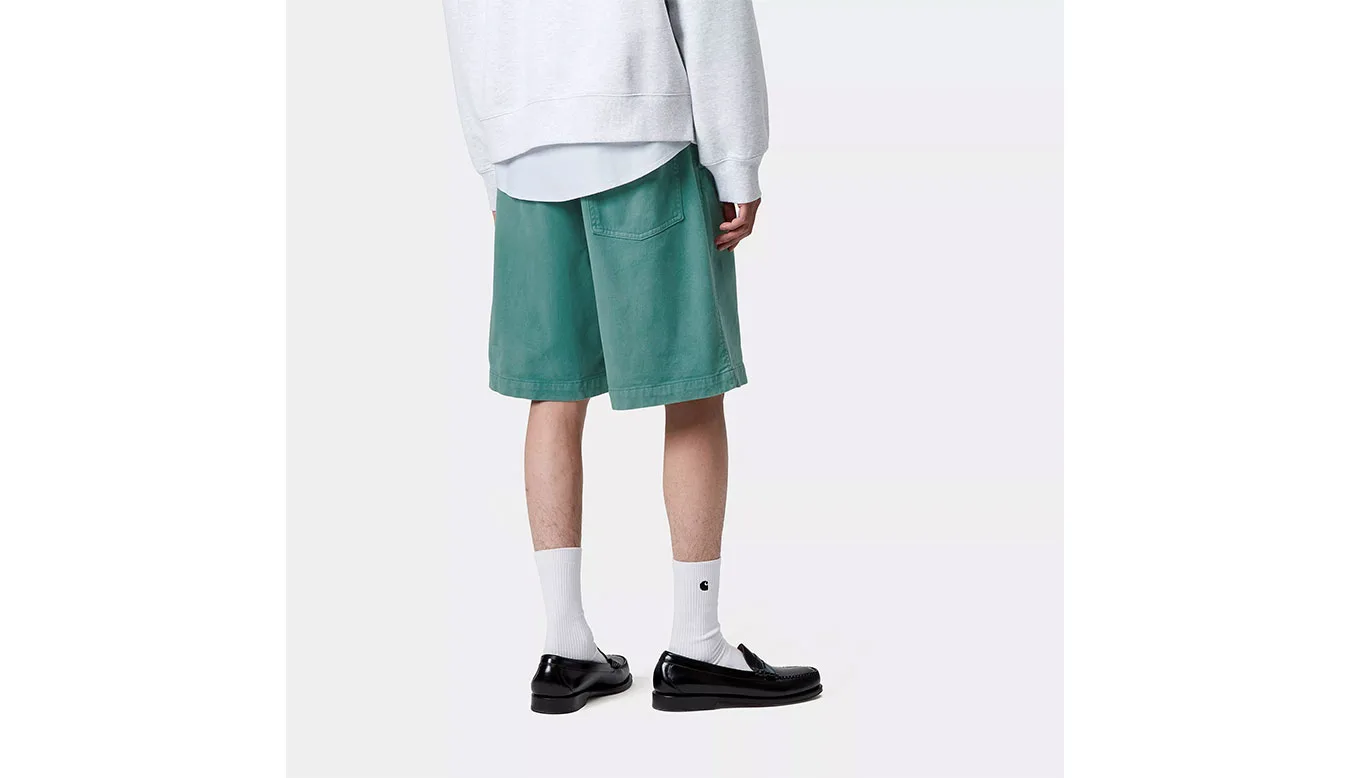 Carhartt WIP Floyde Short Green Homens - Verde - I033587_2ZU_GD – Мъжки къси панталони