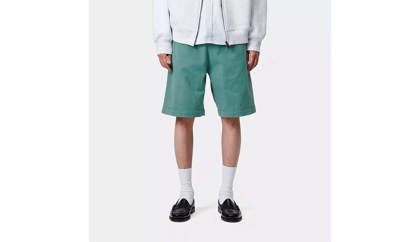 Carhartt WIP Floyde Short Green Homens - Verde - I033587_2ZU_GD – Мъжки къси панталони