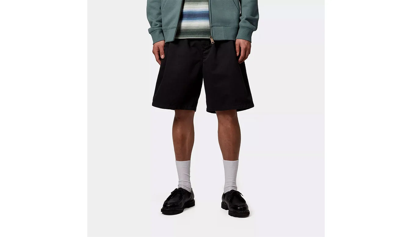 Carhartt WIP Marv Short Black Homens - Preto - I034813_89_06-L - Size: L – Мъжки къси панталони