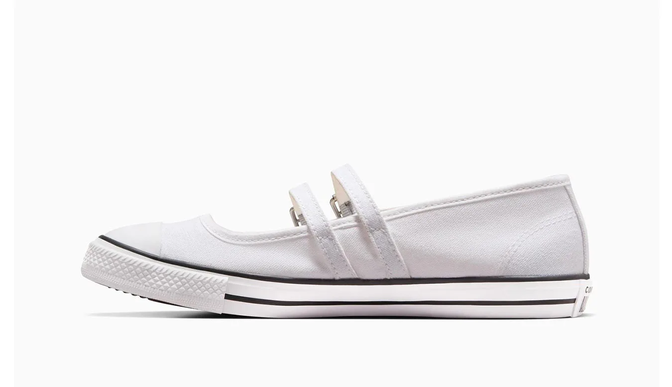 Дамски балеринки Converse Chuck Taylor All Star Dainty Mary Jane бели – Branco