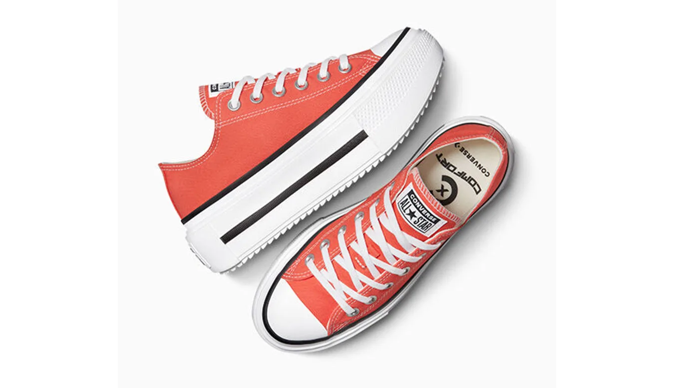 Дамски високи кецове Converse Chuck Taylor All Star Lift Double A16284C червени – Vermelho