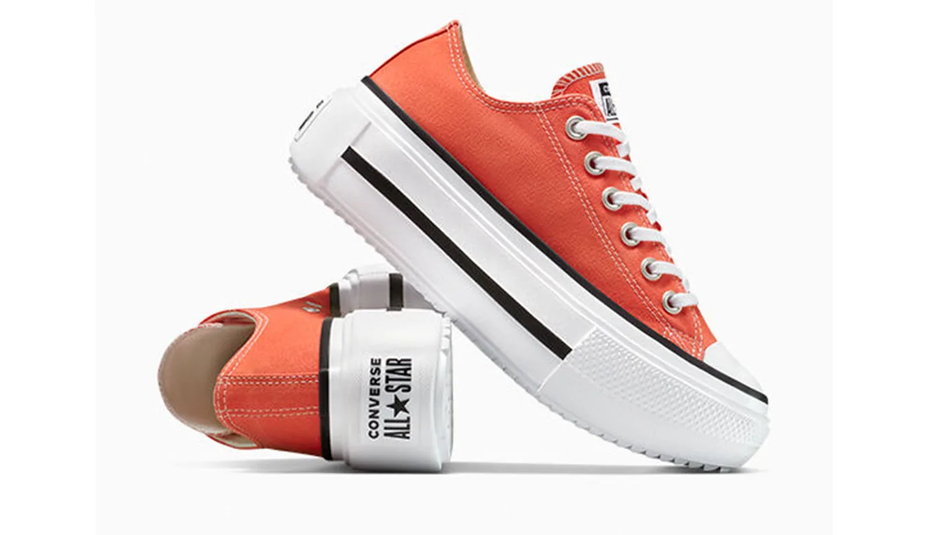 Дамски високи кецове Converse Chuck Taylor All Star Lift Double A16284C червени – Vermelho