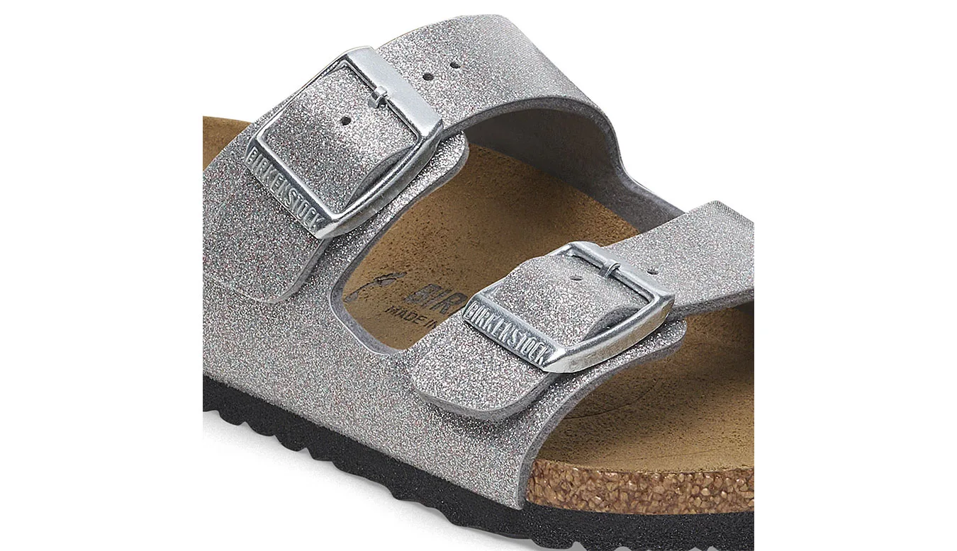 Детски чехли Birkenstock Arizona BS Birko-Flor Narrow Fit сребристи – Silver – Детски чехли и джапанки