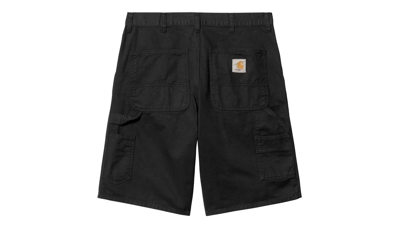 Carhartt WIP Single Knee Short Black Homens - Preto - I031504_89_GD – Мъжки къси панталони