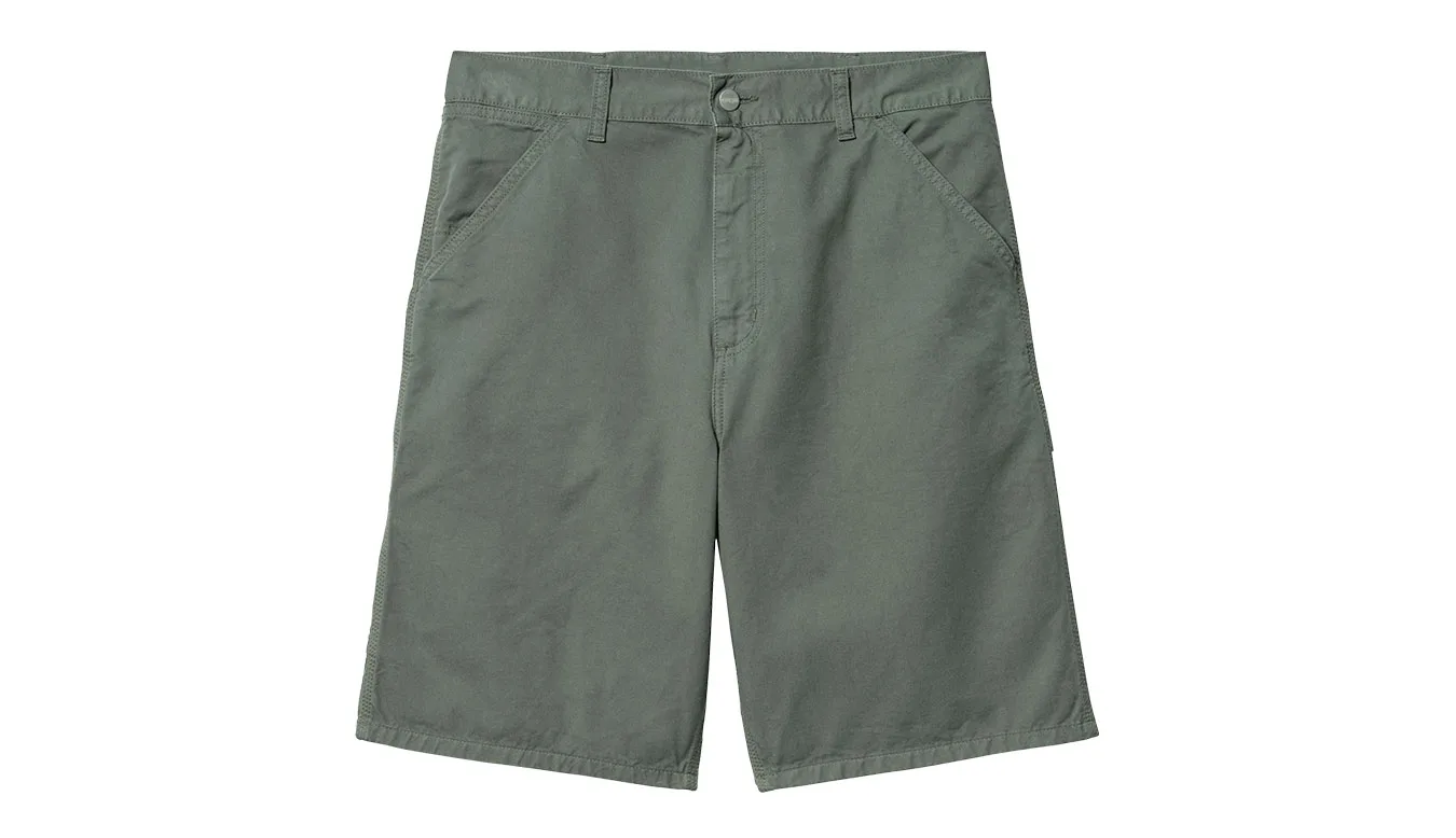 Carhartt WIP Single Knee Short Green Homens - Verde - I031504_1YF_GD-36 - Size: 36 – Мъжки къси панталони