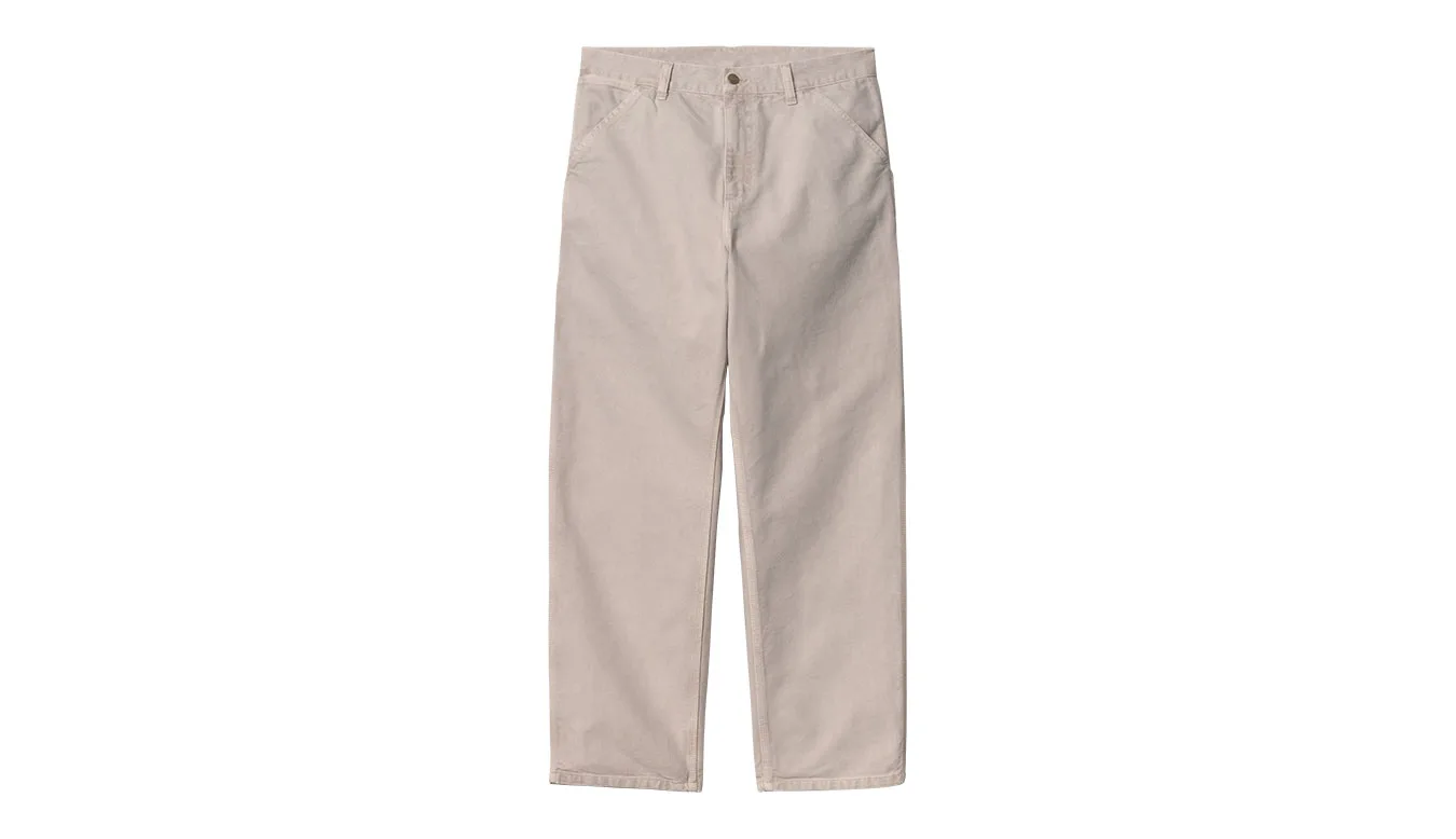 Carhartt WIP Single Knee Pant Light Brown Homens - Castanho Claro - I034798_2OR_4O – Мъжки панталони