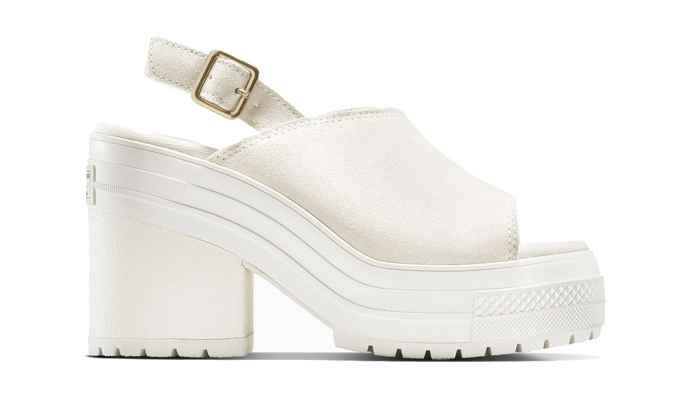 Дамски чехли Converse Chuck 70 De Luxe Heel Mule бежови – Beige