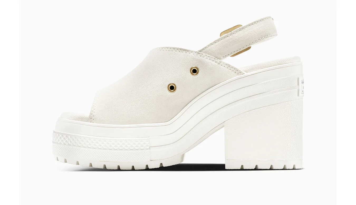 Дамски чехли Converse Chuck 70 De Luxe Heel Mule бежови – Beige