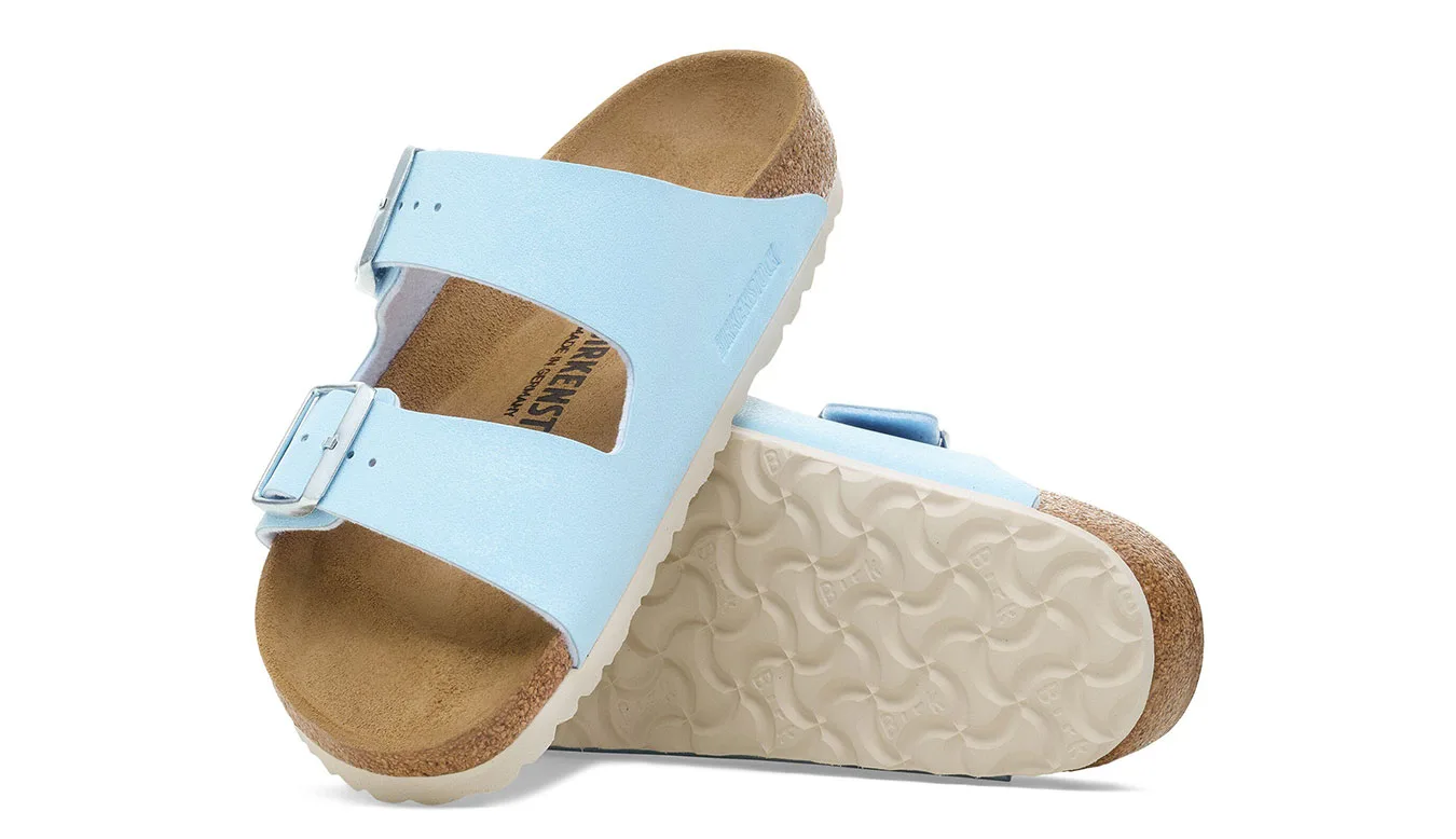 Чехли Birkenstock Arizona Birko-Flor Nubuk Narrow Fit сини – Azul – Чехли и джапанки унисекс
