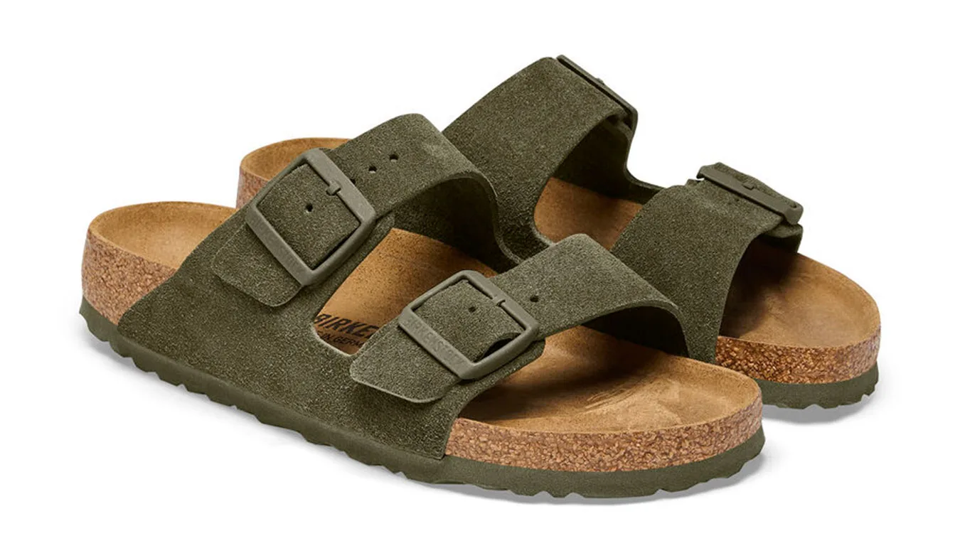 Чехли Birkenstock Arizona BS Thyme Narrow fit зелени – Verde – Чехли и джапанки унисекс