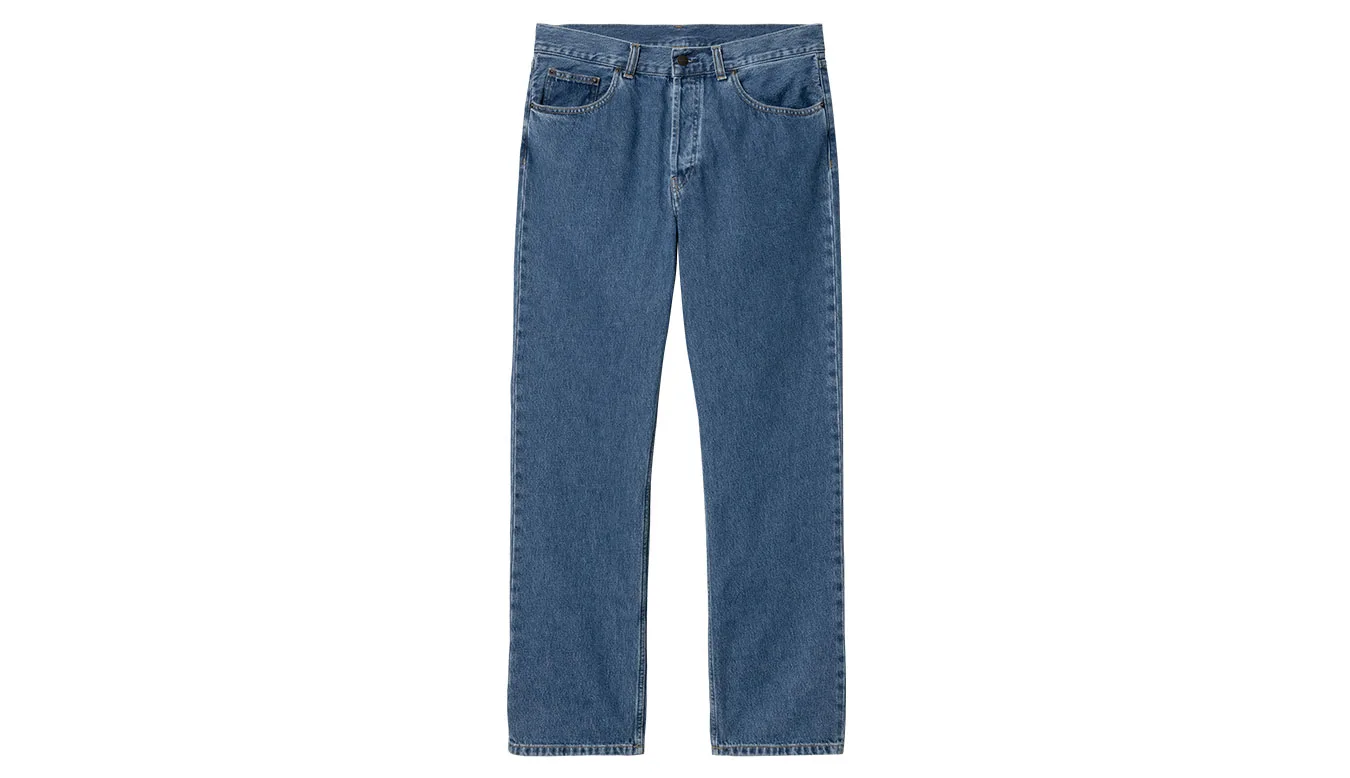 Мъжки панталон Carhartt WIP Nolan син – Azul – Мъжки текстилни панталони