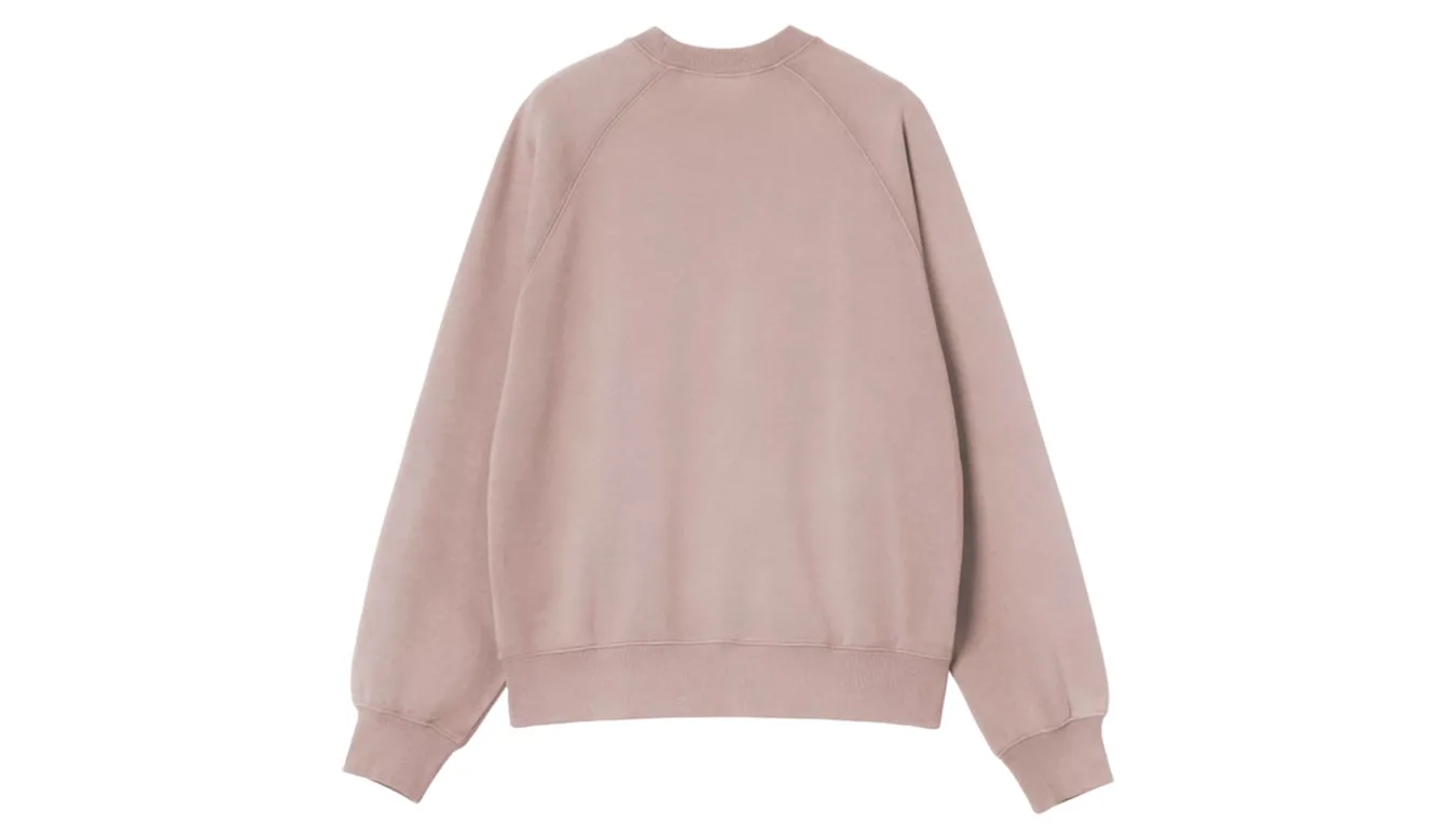 Дамски суитшърт Carhartt WIP W' Hudson кафяв – Castanho – Дамски суитшърти без цип