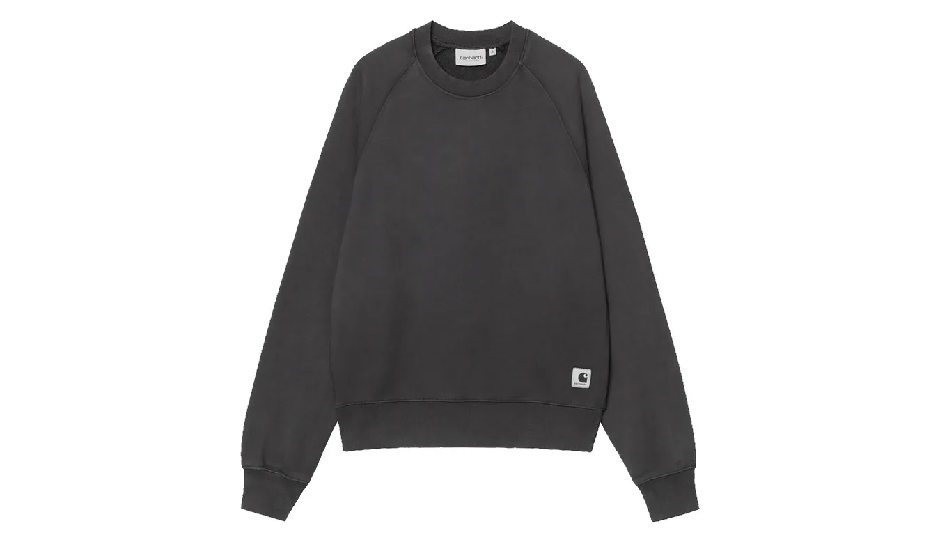 Дамски суитшърт Carhartt WIP W' Hudson черен – Preto – Дамски суитшърти без цип