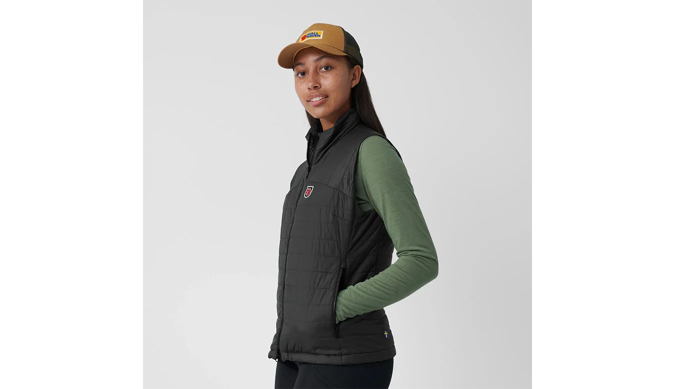 Дамски елек Fjällräven Expedition X-Lätt черен – Preto – Дамски елеци