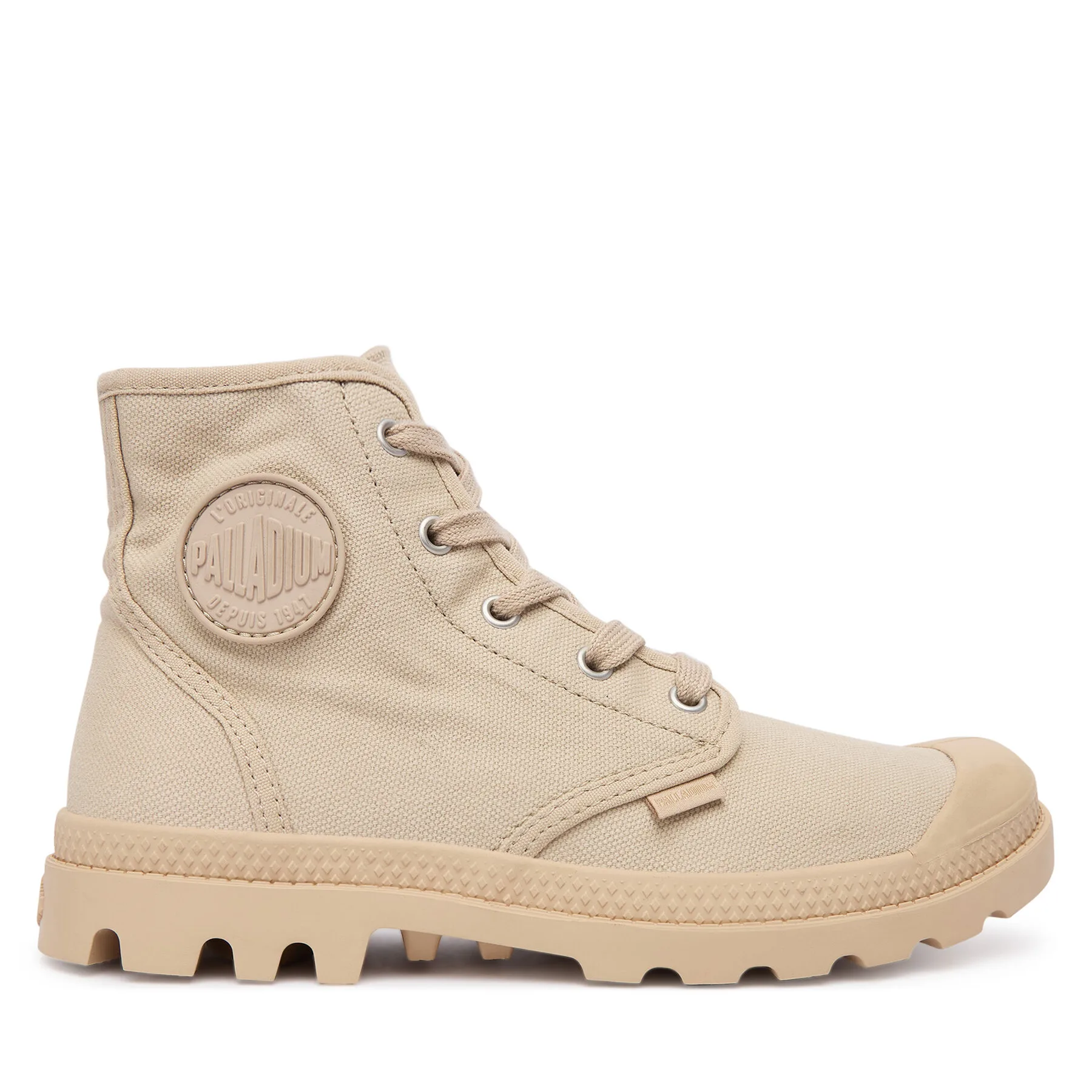 Туристически oбувки Palladium Pampa Hi 92352-298-M Сив – Бежов – Дамски трапери и кубинки