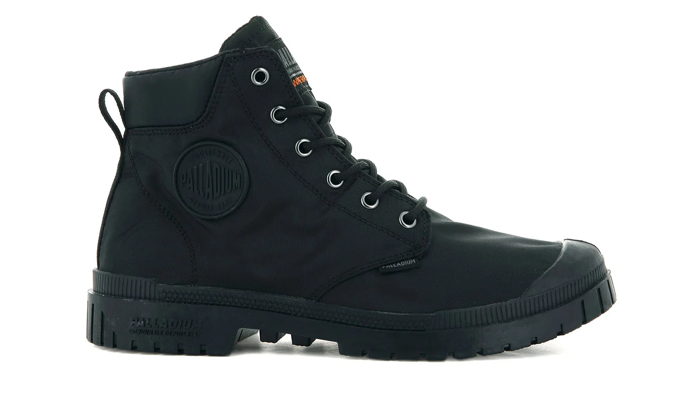 Palladium Pampa SP20 Cuff Waterproof Black Homens - Preto - 76835-008-M – Мъжки боти и ботуши
