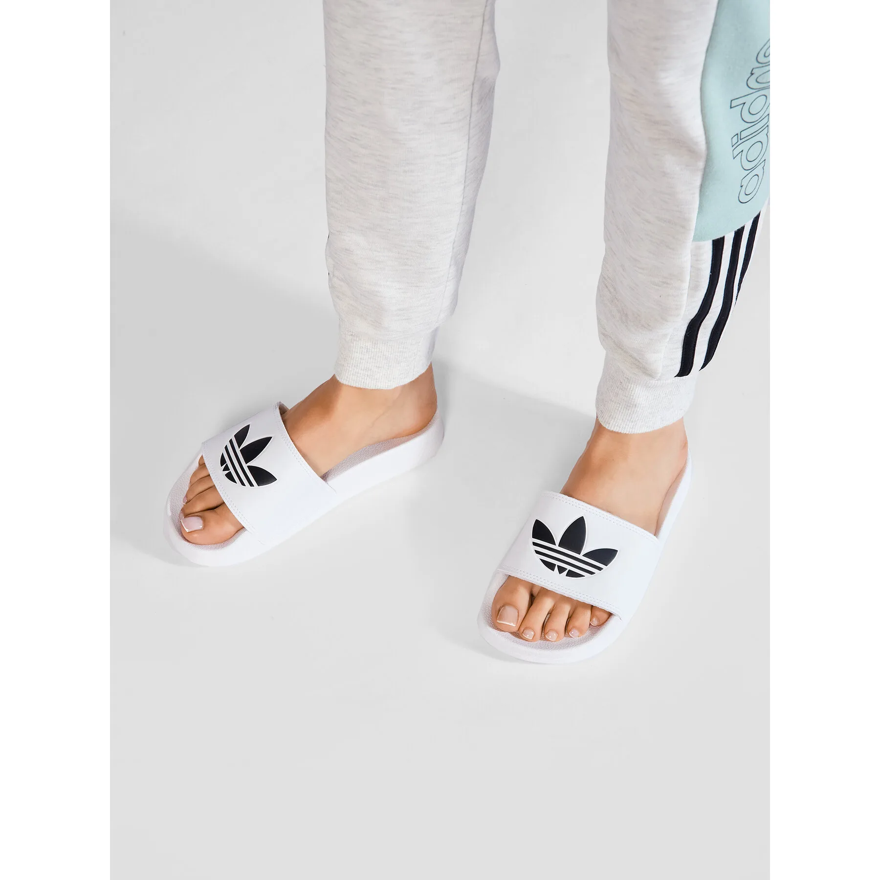 Чехли adidas adilette Lite FU8297 Бял – Дамски чехли