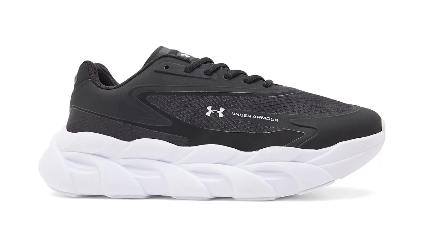 Under Armour UA Halo Runner SE Black 6008994-002 Homens - Preto - 6008994-002-6 - Size: 6 – Мъжки маратонки