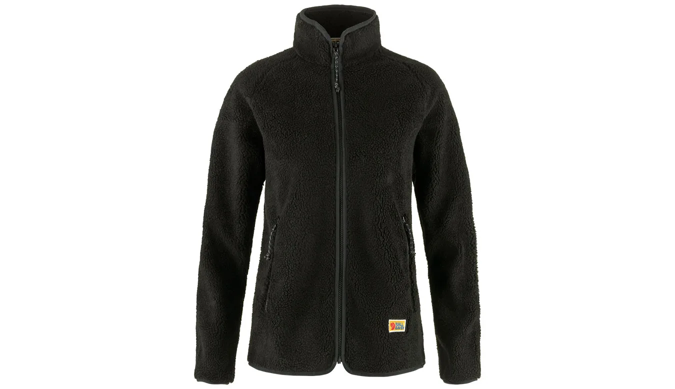 Дамски полар Fjällräven Vardag Pile черен – Preto – Дамски полари