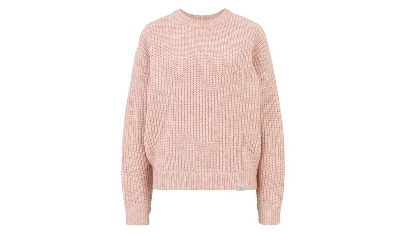 Дамски пуловер IrieDaily Hairiette Knit розов – Rosa – Дамски класически пуловери