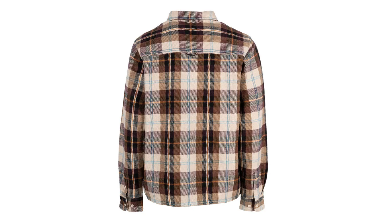 IrieDaily Chillax Lumber Shirt Homens - Castanho - 514D341-607 – Мъжки ризи