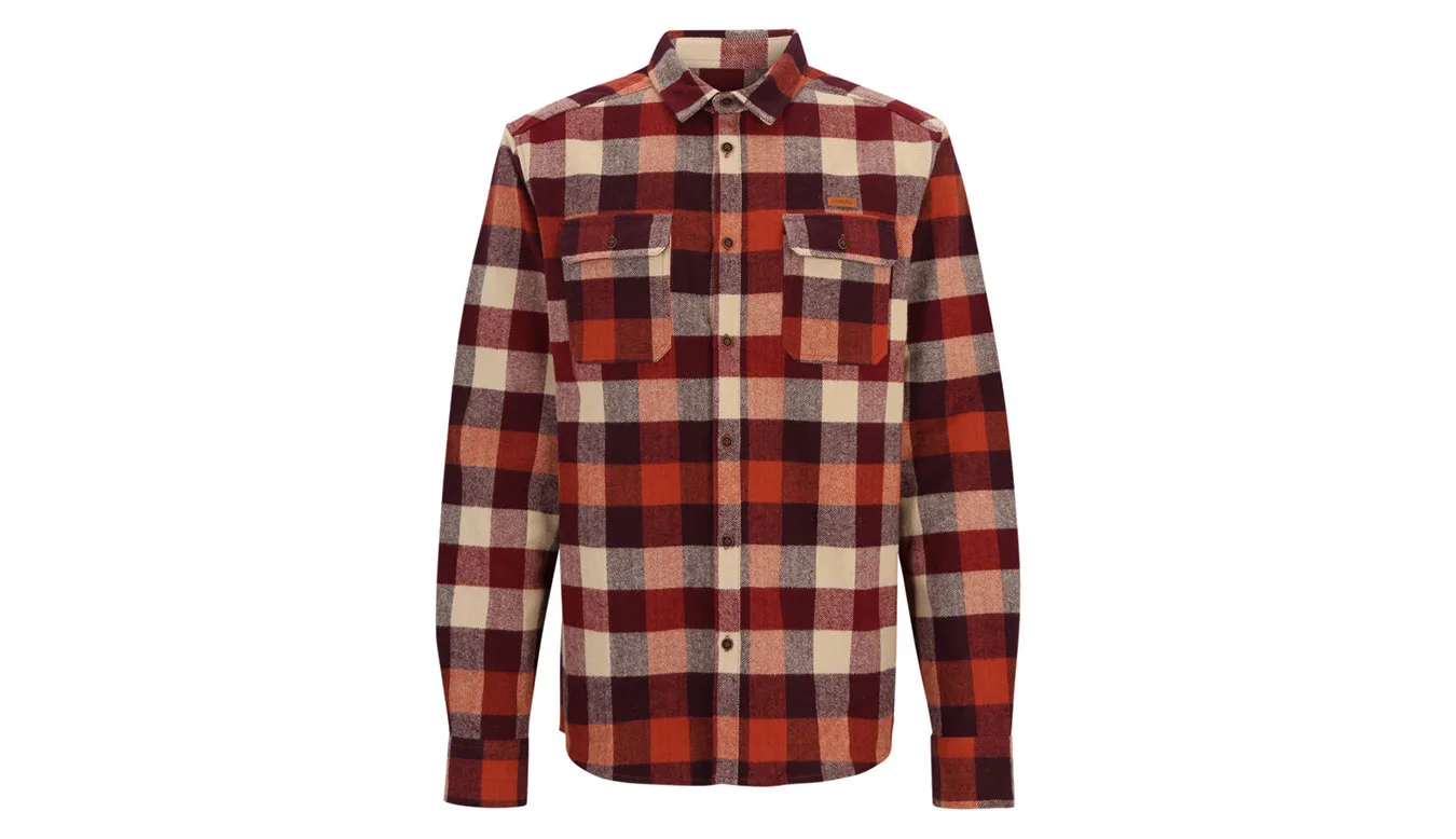 IrieDaily Lumber Fella Shirt Red Homens - Vermelho - 512D341-236-L - Size: L – Мъжки ризи