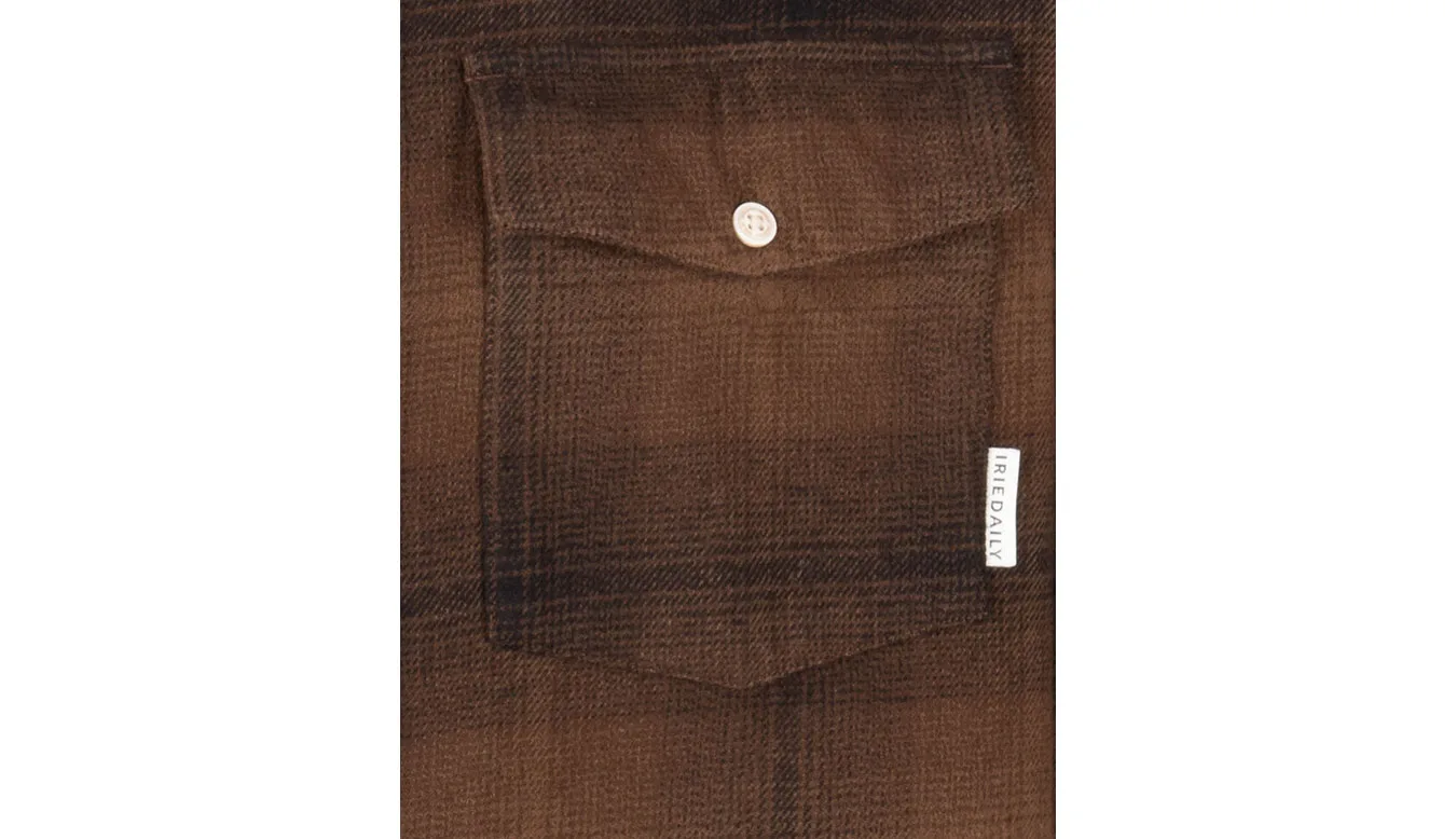 IrieDaily Rosomako Eco Shirt Homens - Castanho - 514D342-549 – Мъжки ризи