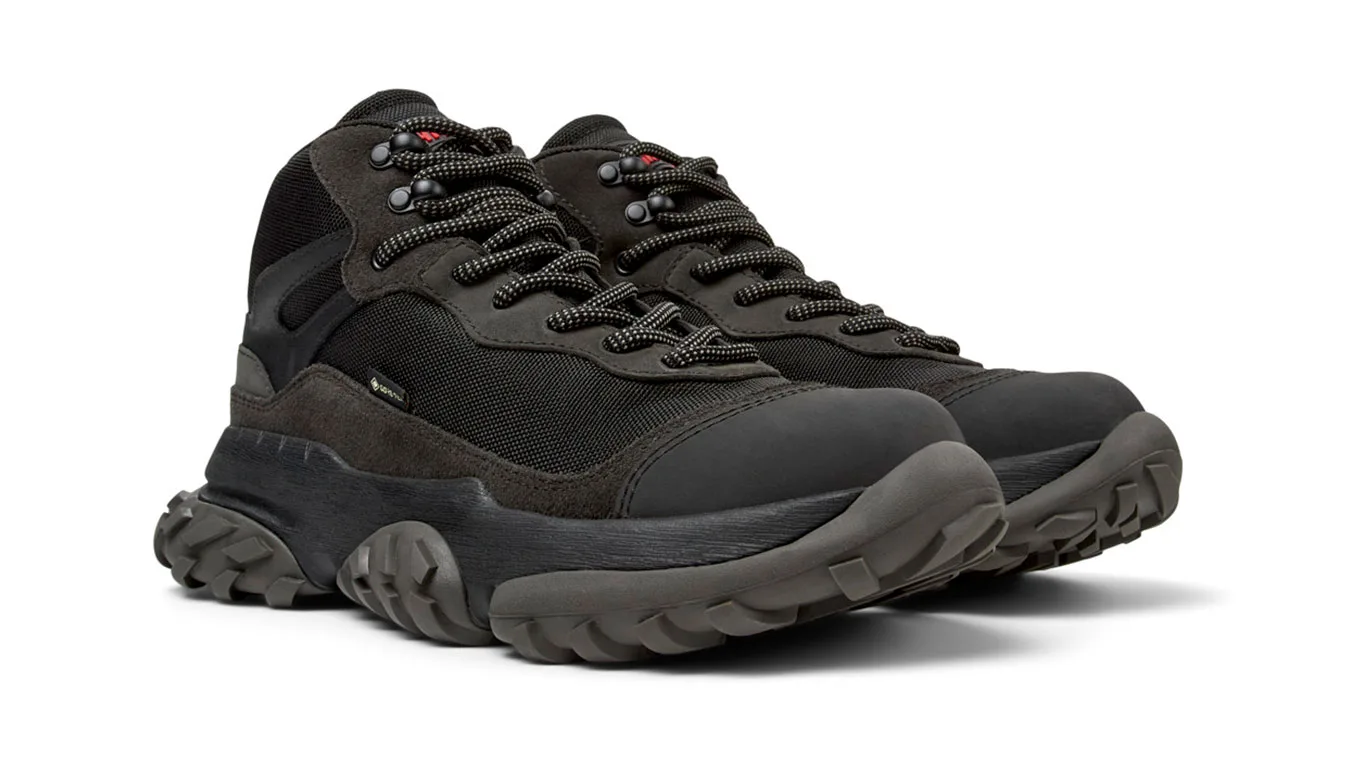 Camper Karst Trek Black Homens - Preto - K300499-001-8 - Size: 8 – Туристически и трекинг обувки