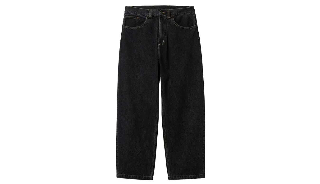 Мъжки панталон Carhartt WIP Brandon черен – Preto – Мъжки текстилни панталони