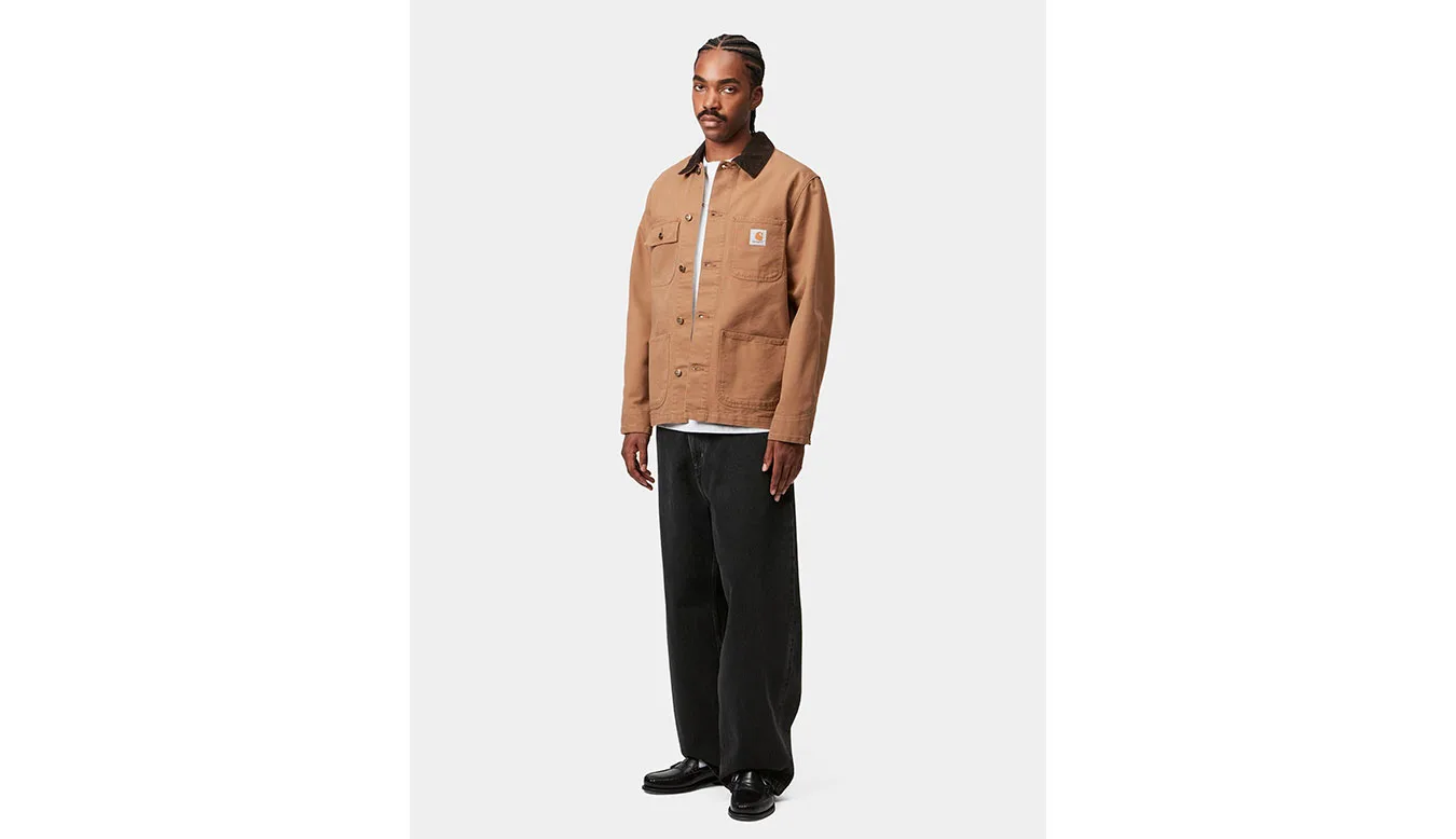 Мъжки панталон Carhartt WIP Brandon черен – Preto – Мъжки текстилни панталони