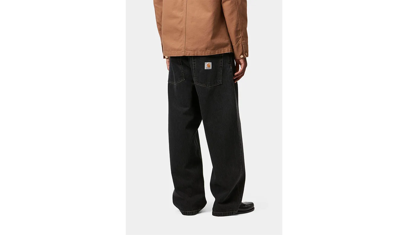 Мъжки панталон Carhartt WIP Brandon черен – Preto – Мъжки текстилни панталони