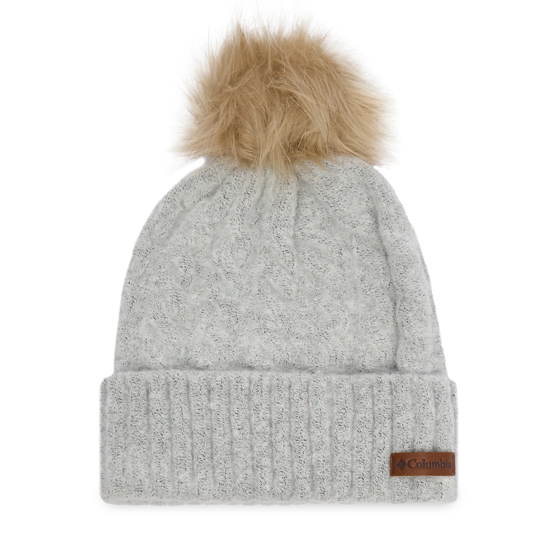 Дамска зимна шапка Columbia Winter Blur II светлосива – Зимни шапки