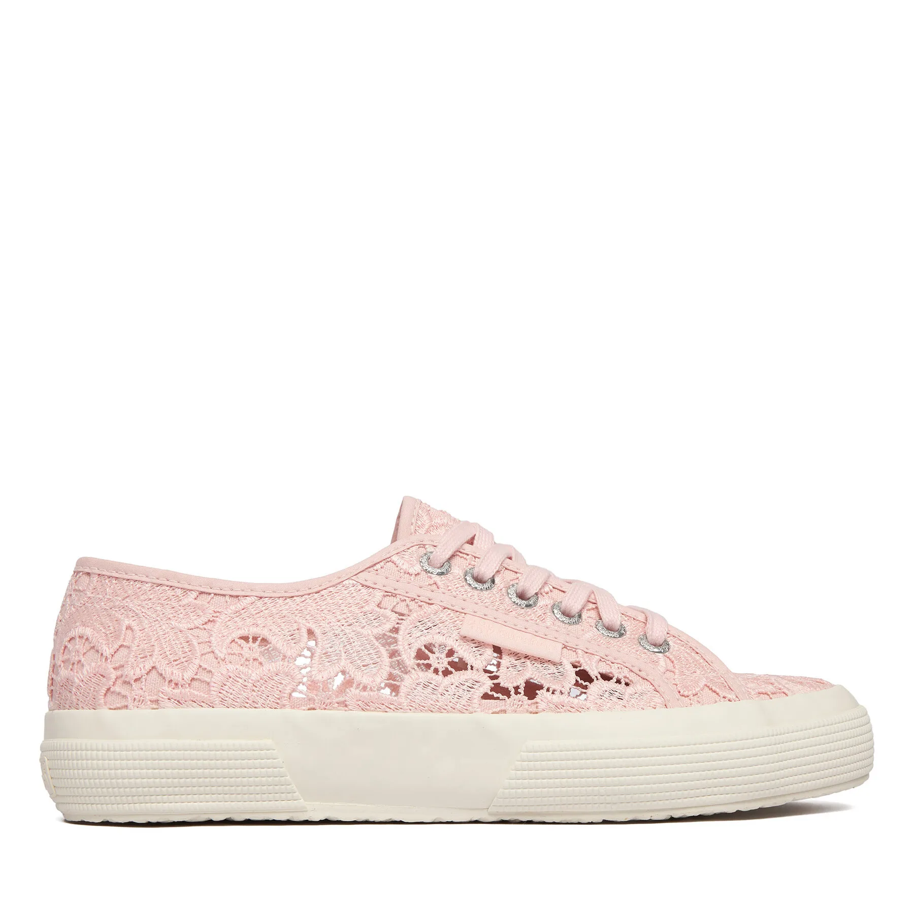Дамски кецове Superga Macrame розови – Дамски ниски кецове